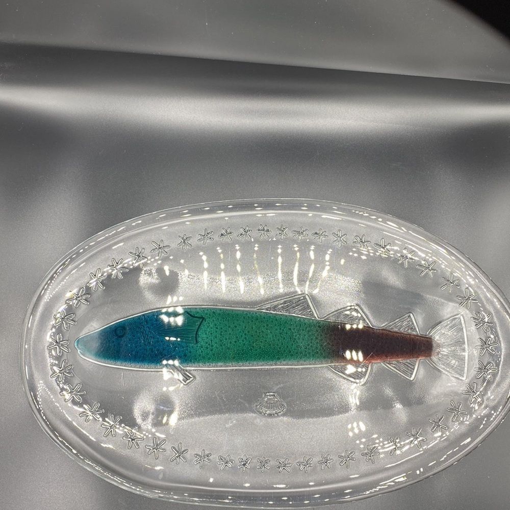 MCM Glass Fish Platter by Walther Glas
Made in Germany